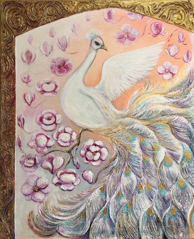 Bird of happiness by artist Anastasia Shimanskaya